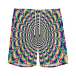 Psychedelic Explosion Optical Illusion Men's Sports Shorts