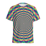 Psychedelic Explosion Optical Illusion Men's Sports T-Shirt