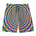 Psychedelic Explosion Optical Illusion Men's Swim Trunks