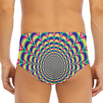Psychedelic Explosion Optical Illusion Men's Triangle Swim Briefs
