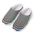 Psychedelic Explosion Optical Illusion Mesh Casual Shoes