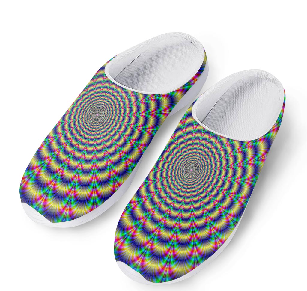 Psychedelic Explosion Optical Illusion Mesh Casual Shoes