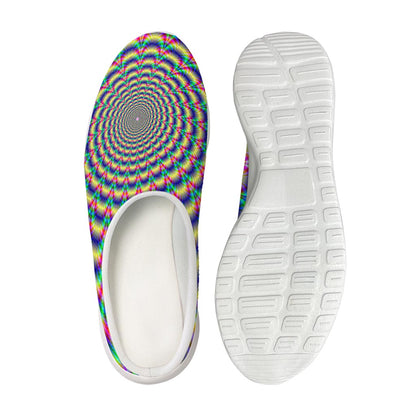 Psychedelic Explosion Optical Illusion Mesh Casual Shoes