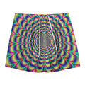 Psychedelic Explosion Optical Illusion Mesh Shorts