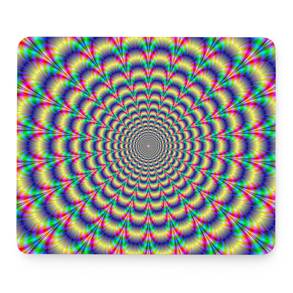 Psychedelic Explosion Optical Illusion Mouse Pad