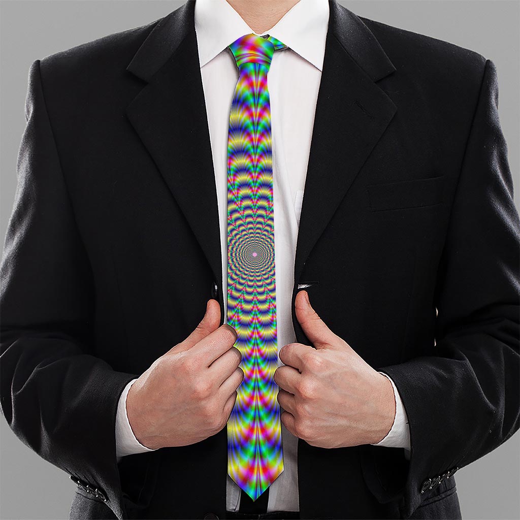 Psychedelic Explosion Optical Illusion Necktie