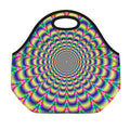 Psychedelic Explosion Optical Illusion Neoprene Lunch Bag