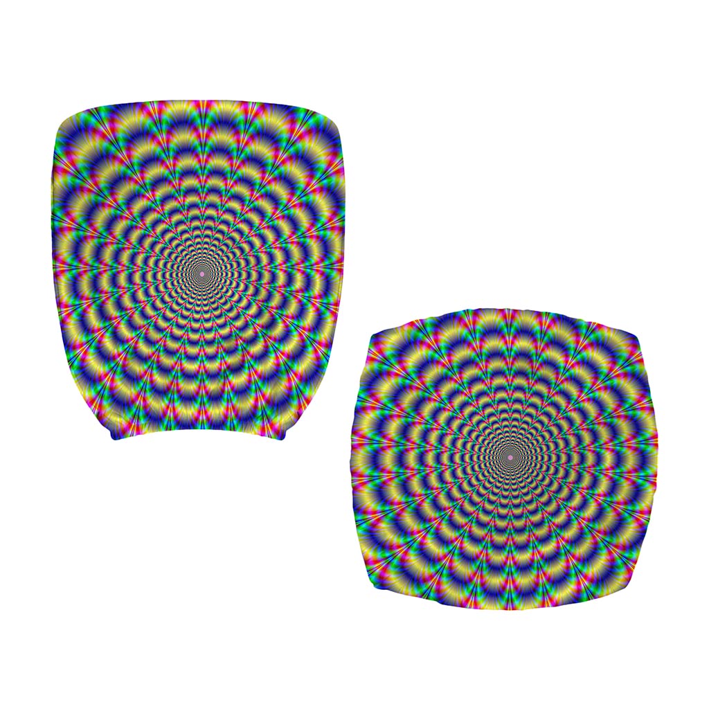 Psychedelic Explosion Optical Illusion Office Chair Cover