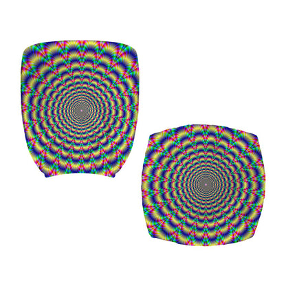 Psychedelic Explosion Optical Illusion Office Chair Cover