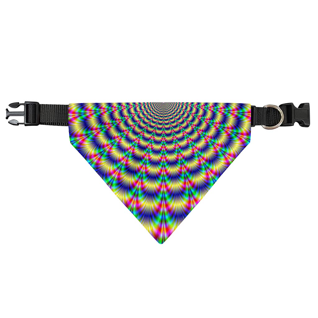 Psychedelic Explosion Optical Illusion Over The Collar Dog Bandana