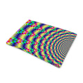 Psychedelic Explosion Optical Illusion Pet Cooling Mat Cover