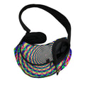 Psychedelic Explosion Optical Illusion Pet Sling Carrier