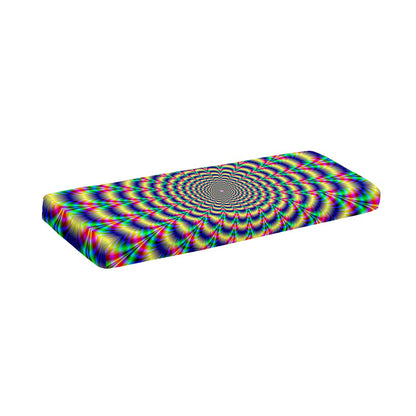 Psychedelic Explosion Optical Illusion Piano Keyboard Cover