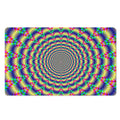 Psychedelic Explosion Optical Illusion Polyester Doormat