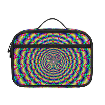 Psychedelic Explosion Optical Illusion Portable Lunch Bag