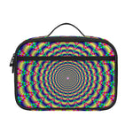 Psychedelic Explosion Optical Illusion Portable Lunch Bag