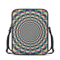 Psychedelic Explosion Optical Illusion Rectangular Crossbody Bag