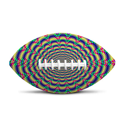 Psychedelic Explosion Optical Illusion Rugby Ball