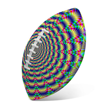 Psychedelic Explosion Optical Illusion Rugby Ball