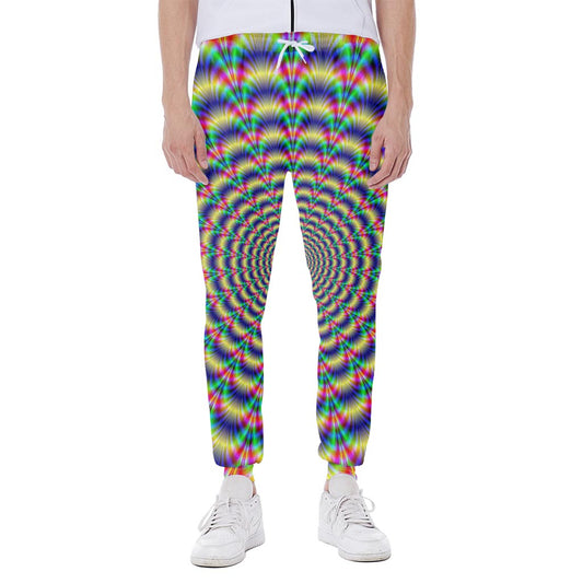 Psychedelic Explosion Optical Illusion Scuba Joggers