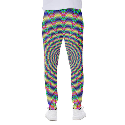 Psychedelic Explosion Optical Illusion Scuba Joggers