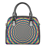 Psychedelic Explosion Optical Illusion Shoulder Handbag