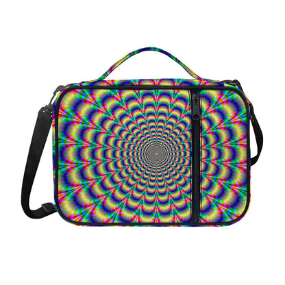 Psychedelic Explosion Optical Illusion Shoulder Strap Bible Bag