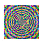 Psychedelic Explosion Optical Illusion Silk Bandana