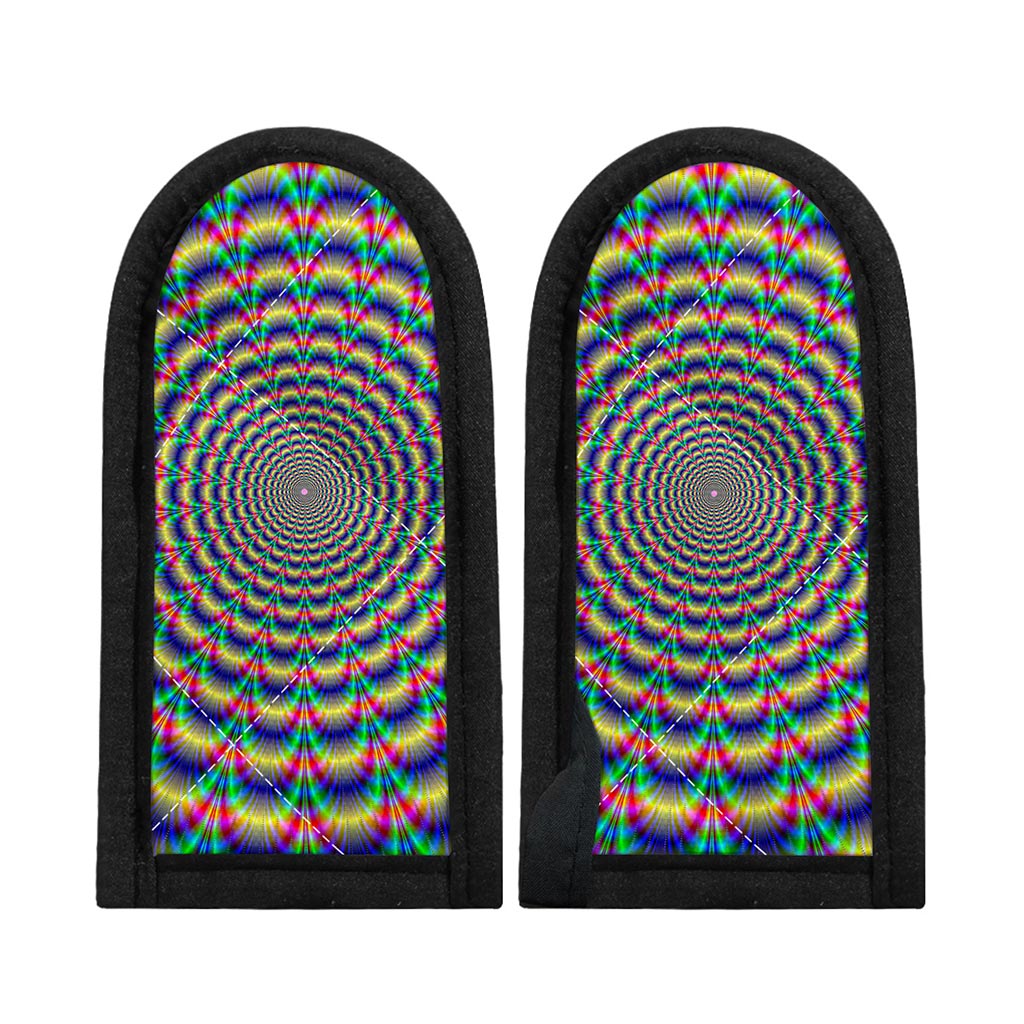 Psychedelic Explosion Optical Illusion Skillet Handle Cover