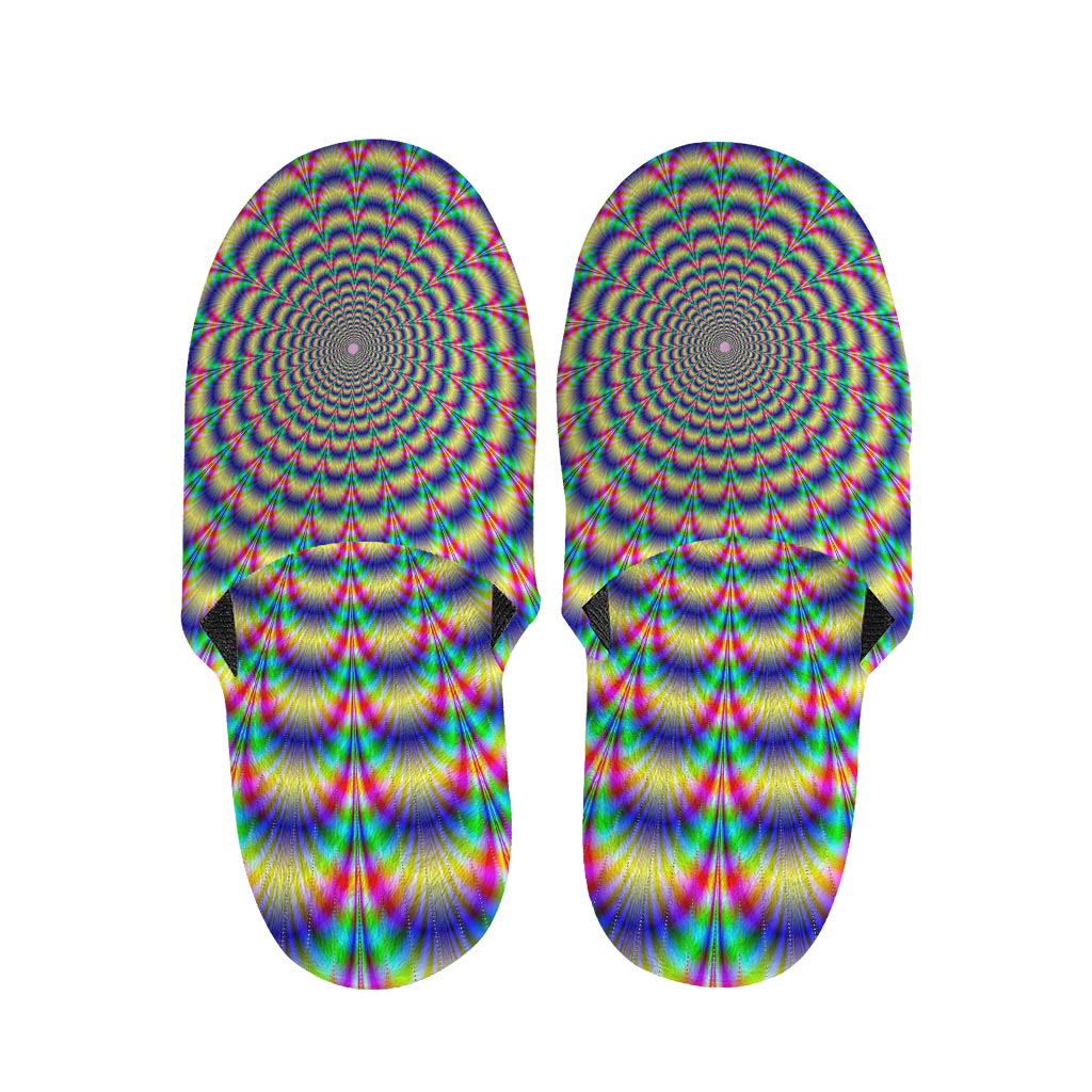 Psychedelic Explosion Optical Illusion Slippers