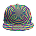Psychedelic Explosion Optical Illusion Snapback Cap