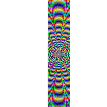Psychedelic Explosion Optical Illusion Table Runner
