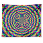 Psychedelic Explosion Optical Illusion Tapestry