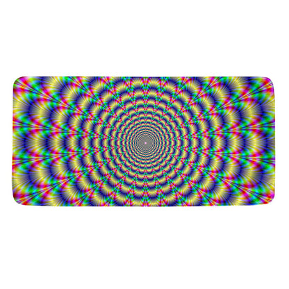 Psychedelic Explosion Optical Illusion Towel