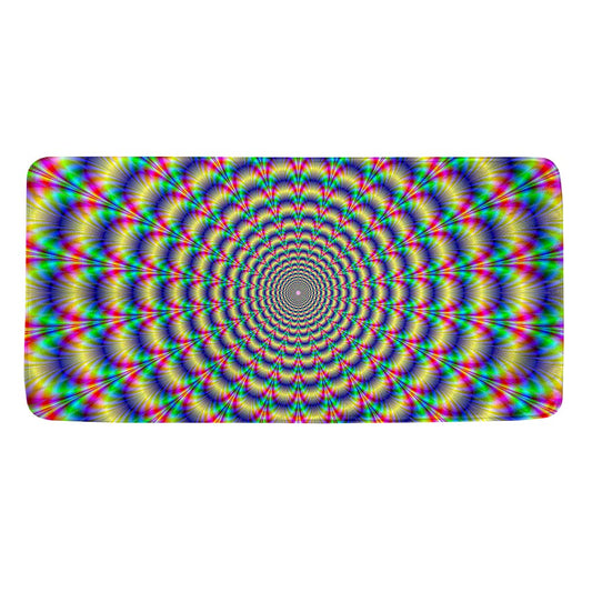 Psychedelic Explosion Optical Illusion Towel