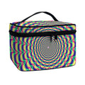Psychedelic Explosion Optical Illusion Travel Makeup Bag