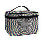 Psychedelic Explosion Optical Illusion Travel Makeup Bag