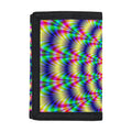 Psychedelic Explosion Optical Illusion Trifold Wallet