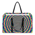 Psychedelic Explosion Optical Illusion Utility Tote Bag