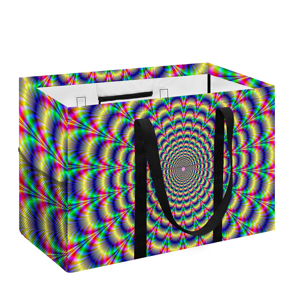 Psychedelic Explosion Optical Illusion Utility Tote Bag