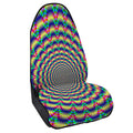 Psychedelic Explosion Optical Illusion Waterproof Car Seat Cover