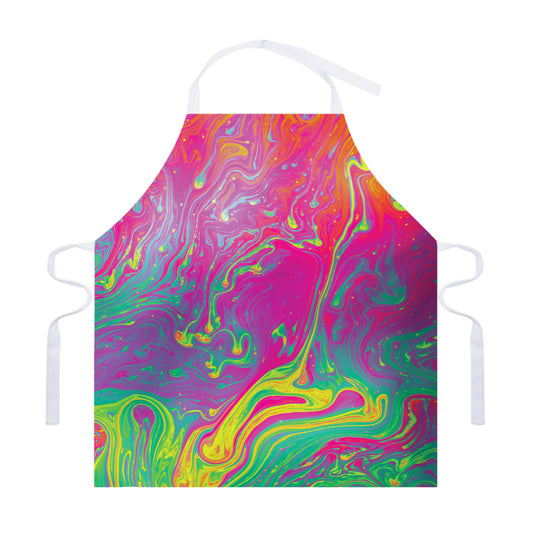 Psychedelic Formed Print Adjustable Apron