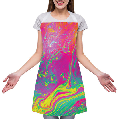 Psychedelic Formed Print Adjustable Apron