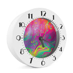 Psychedelic Formed Print Alarm Clock
