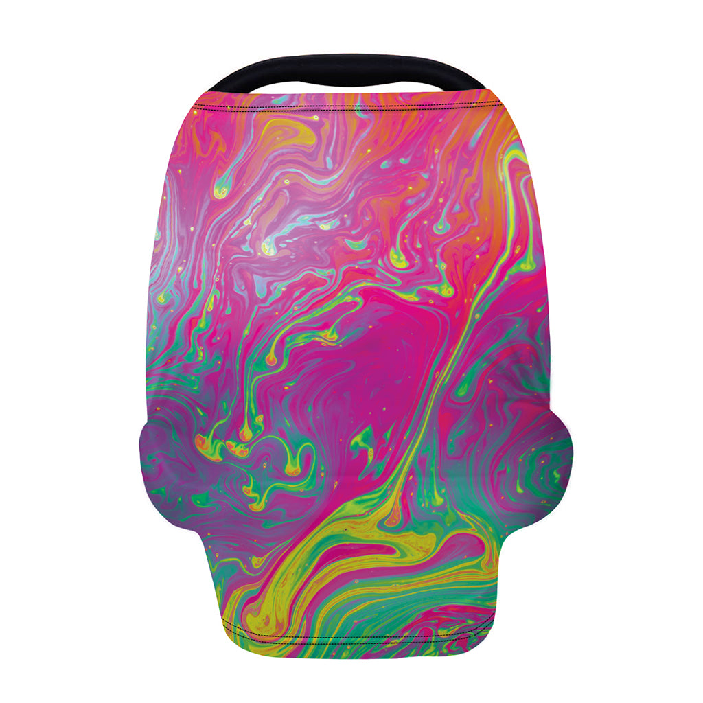 Psychedelic Formed Print Baby Seat Cover