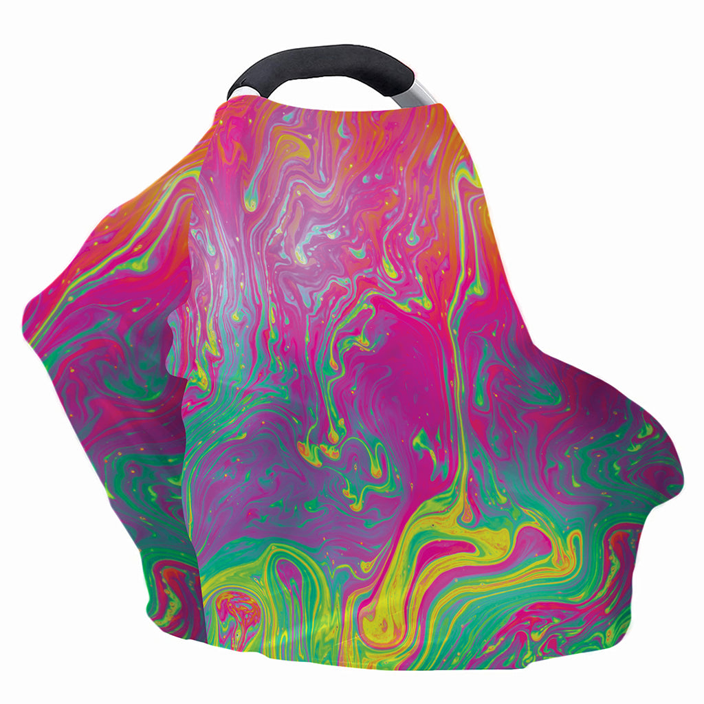 Psychedelic Formed Print Baby Seat Cover