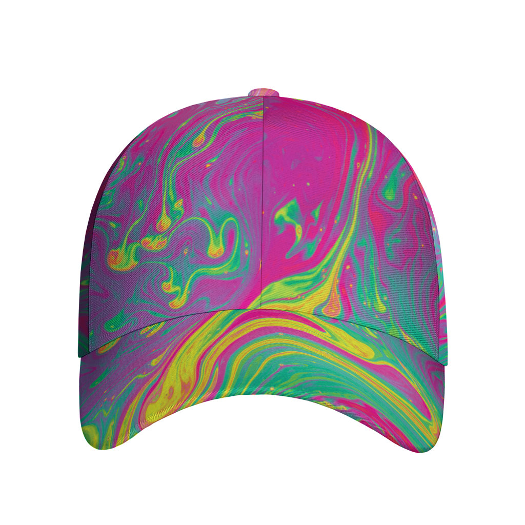 Psychedelic Formed Print Baseball Cap