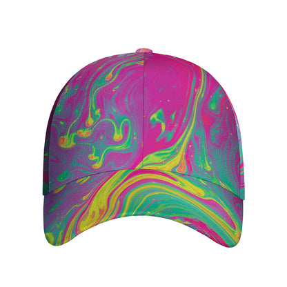 Psychedelic Formed Print Baseball Cap