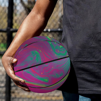 Psychedelic Formed Print Basketball