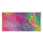 Psychedelic Formed Print Beach Towel